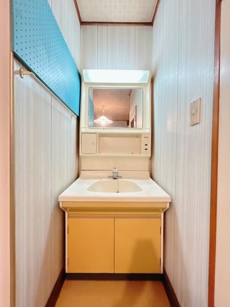 【リフォーム前】洗面台です。