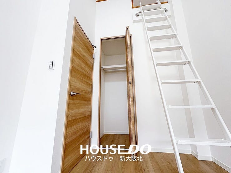 ■造り付けのクローゼットは地震の揺れで倒れる心配がなく、防災面でも安心です!