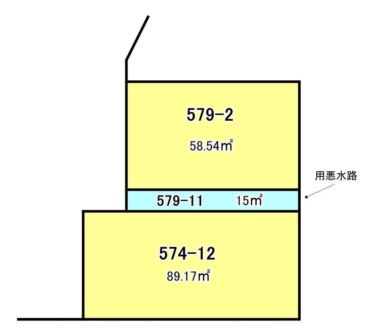 【区画図】
用悪水路 占有許可済み