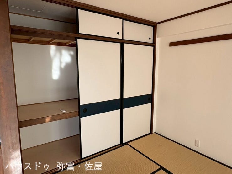 和室の収納は来客用の布団や季節の布団もしっかり保管できます!