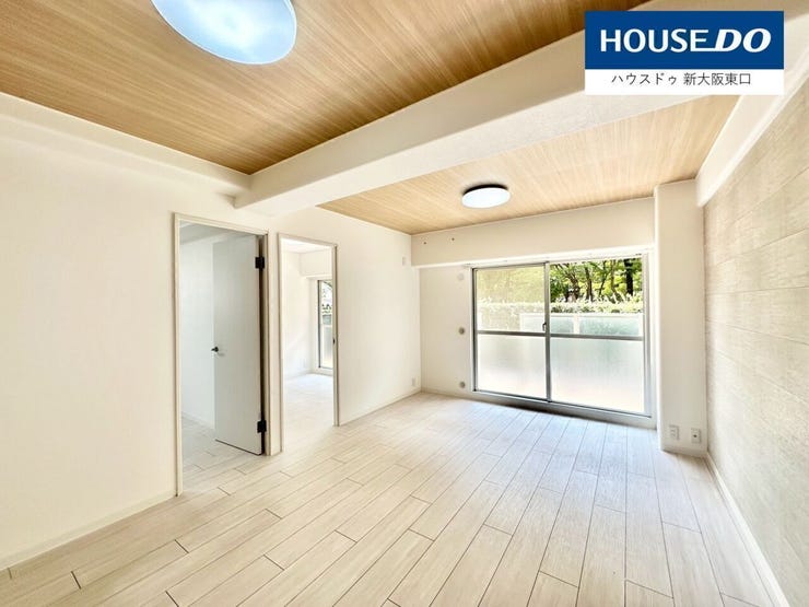 14.5帖広々LDK
クロスがおしゃれで落ち着いた雰囲気の空間です♪