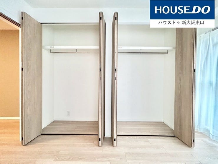 全居室にあるクローゼットです。