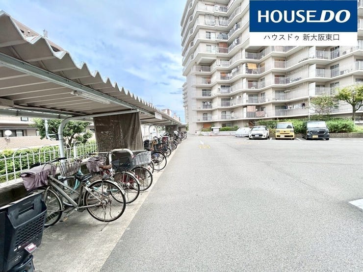 敷地内の駐輪場です。