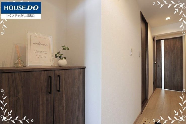 ドアが木目調でおしゃれですね!