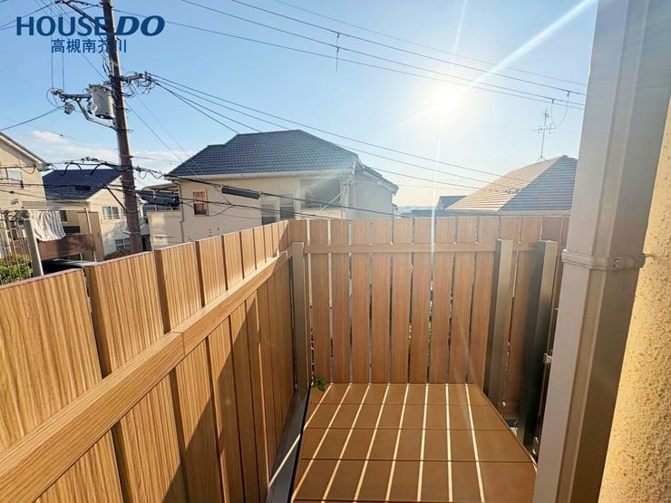 ウッドデッキです。