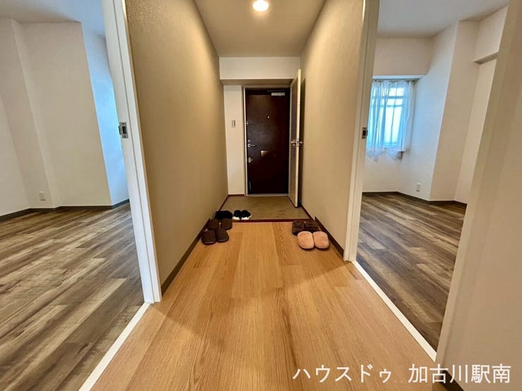 段差の少ない玄関で、出入りも安心♪