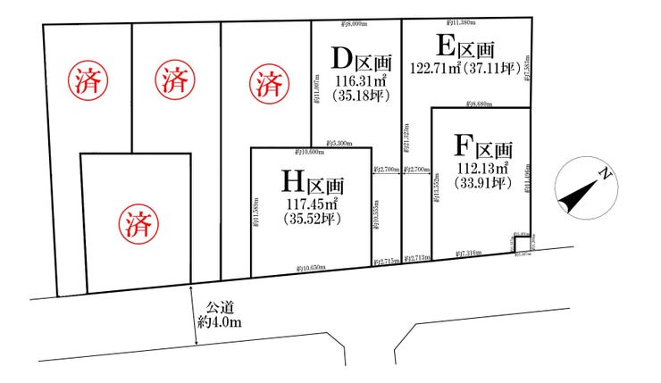 【外観】
◎区画図:F区画