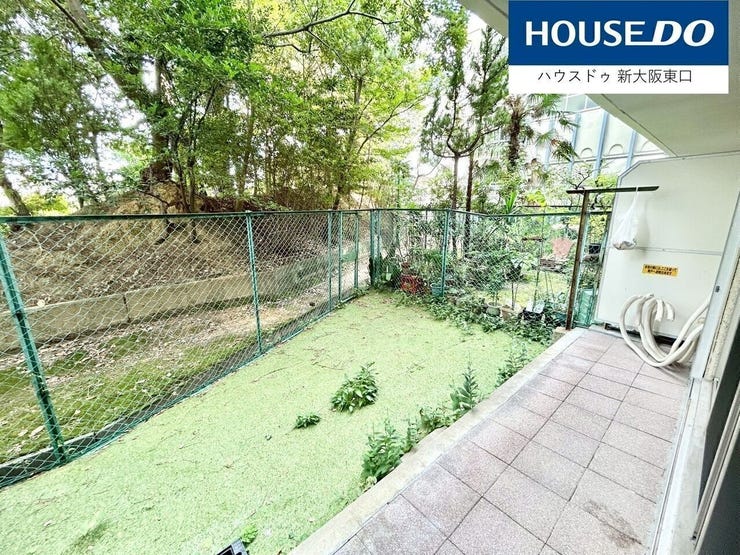 14.96㎡の専用庭★プランターを置いて家庭菜園や大き目のお洗濯も楽々干すことができ便利です♪