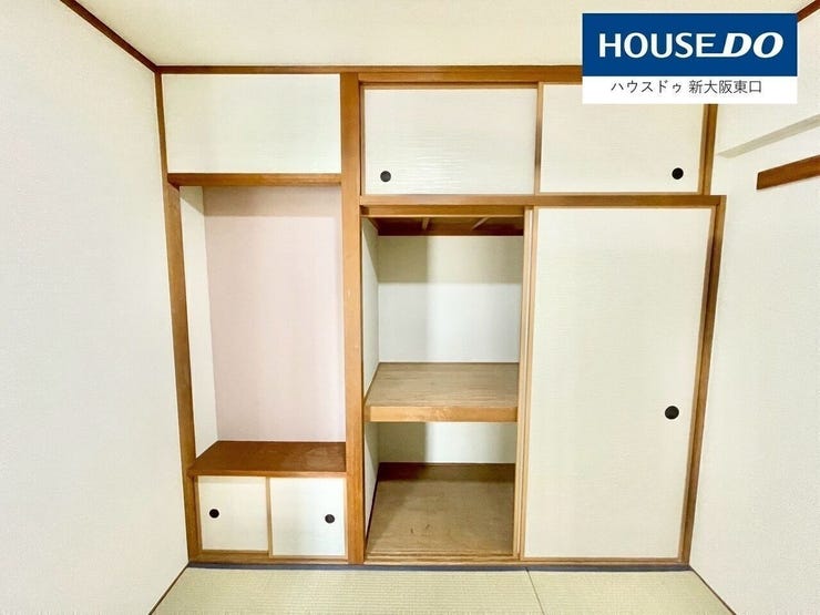 押入れは大きなものも収納しやすく便利です★