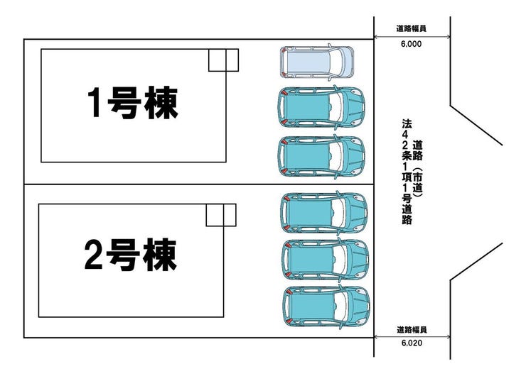 【駐車場】
駐車場普通車2台、軽1台可能