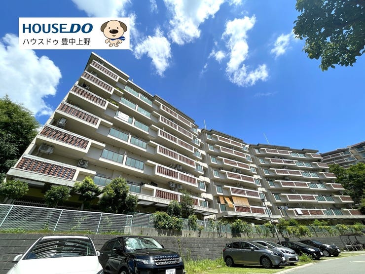 千里川沿いに位置する緑豊かなマンション!安心の新耐震基準適合!