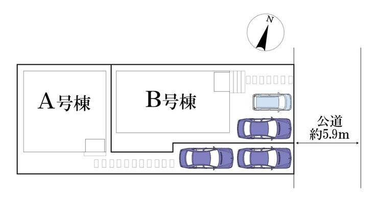 ◎区画図:A号棟