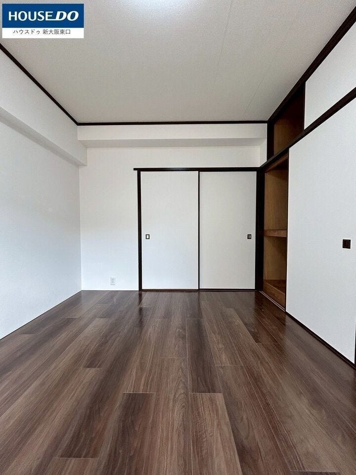 6帖洋室!押入れがついていて沢山収納できます