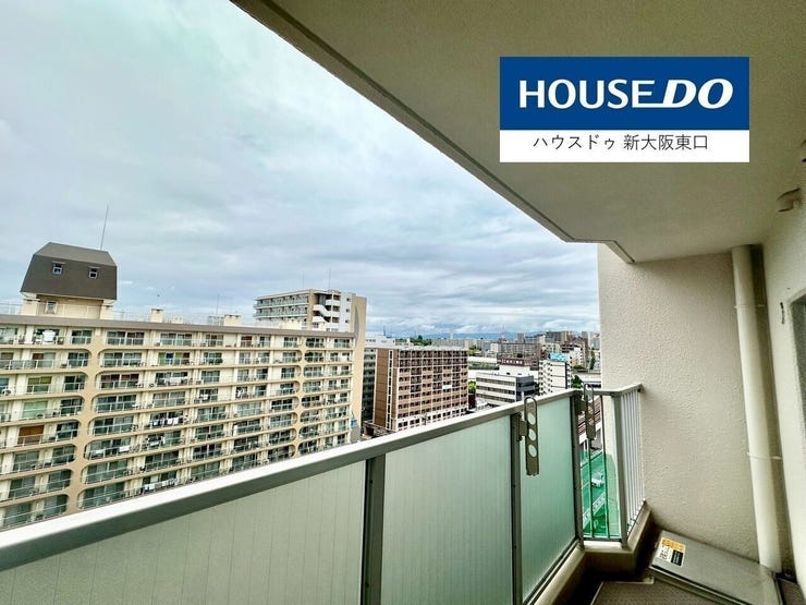 バルコニー側には高い建物がなく、眺望は抜けています。