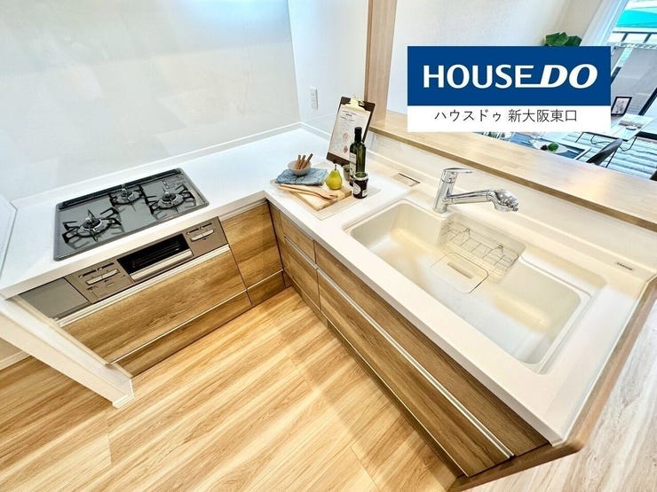 シンクも大きくて使い勝手が良いです。