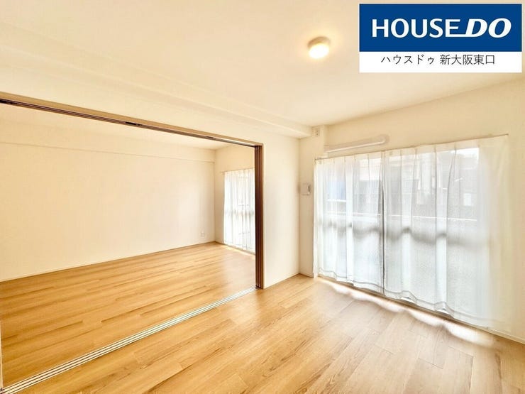 振り分けタイプのため、たくさんの日の光が入ります。