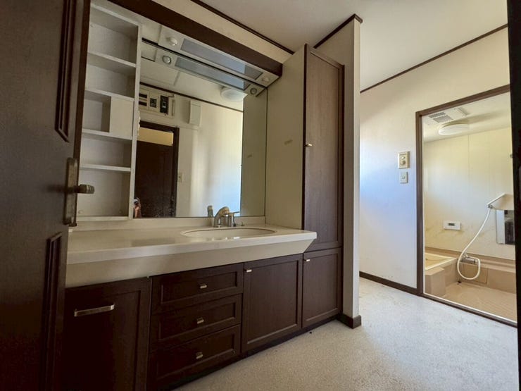 広く使える洗面所