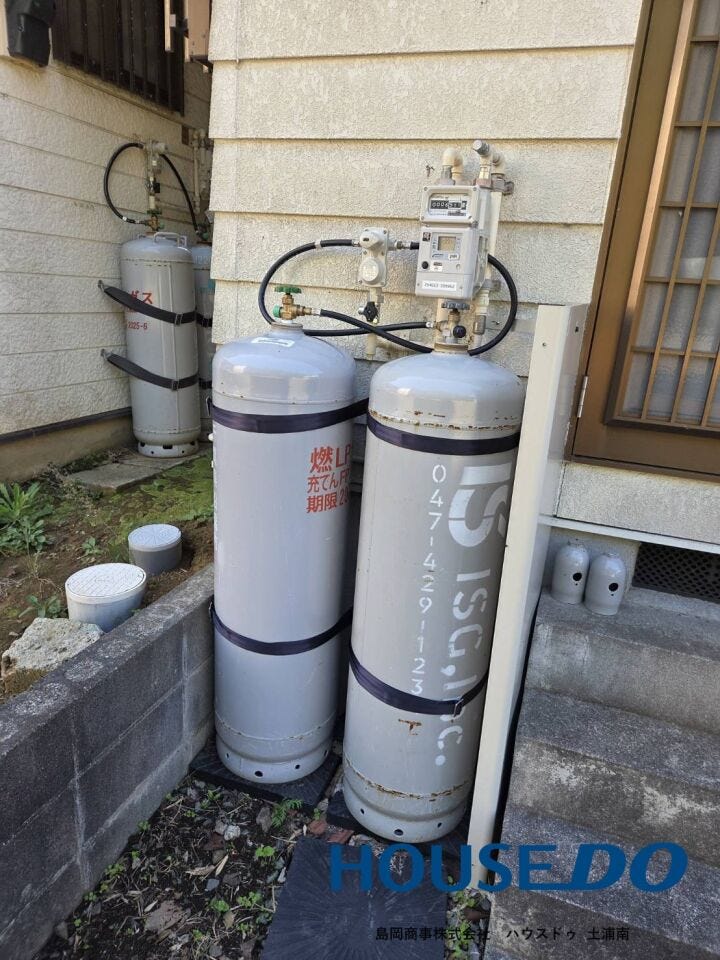個別プロパンガスを利用しております!
