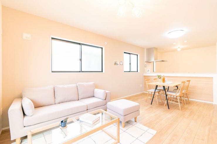 施工例 おしゃれなオープンキッチンはインテリアも映えますよ☆