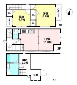 大阪市港区市岡３丁目