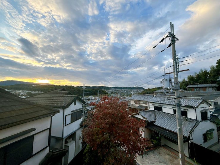 バルコニーからの眺望良好です。