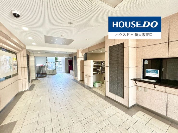 広くて明るいロビー