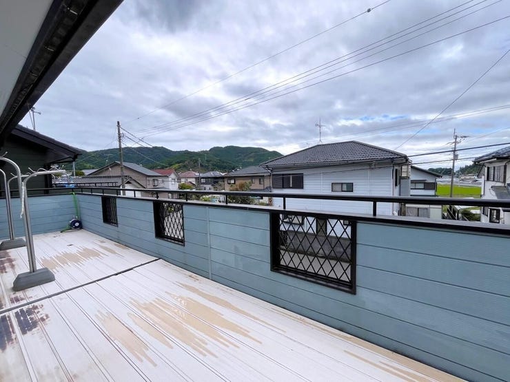 眺めの良い広めもベランダ◎