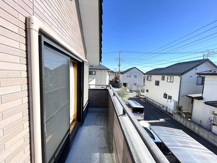 ◇洋室(5帖)に面しているバルコニー