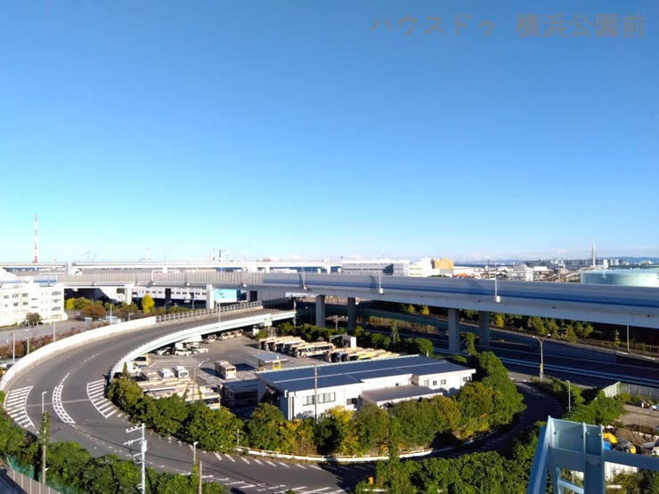 非常階段からの景色です。