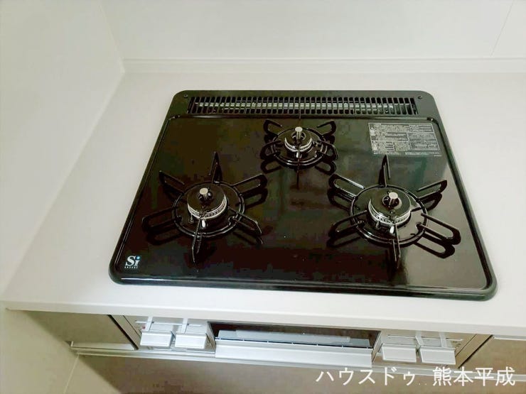 3口コンロで時短料理が可能