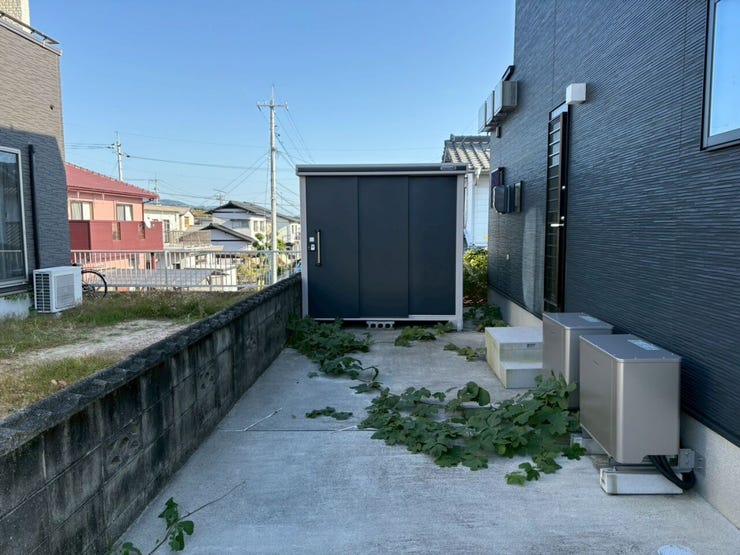 【現況販売】外部物置です。