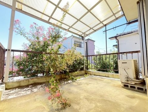 広々バルコニー