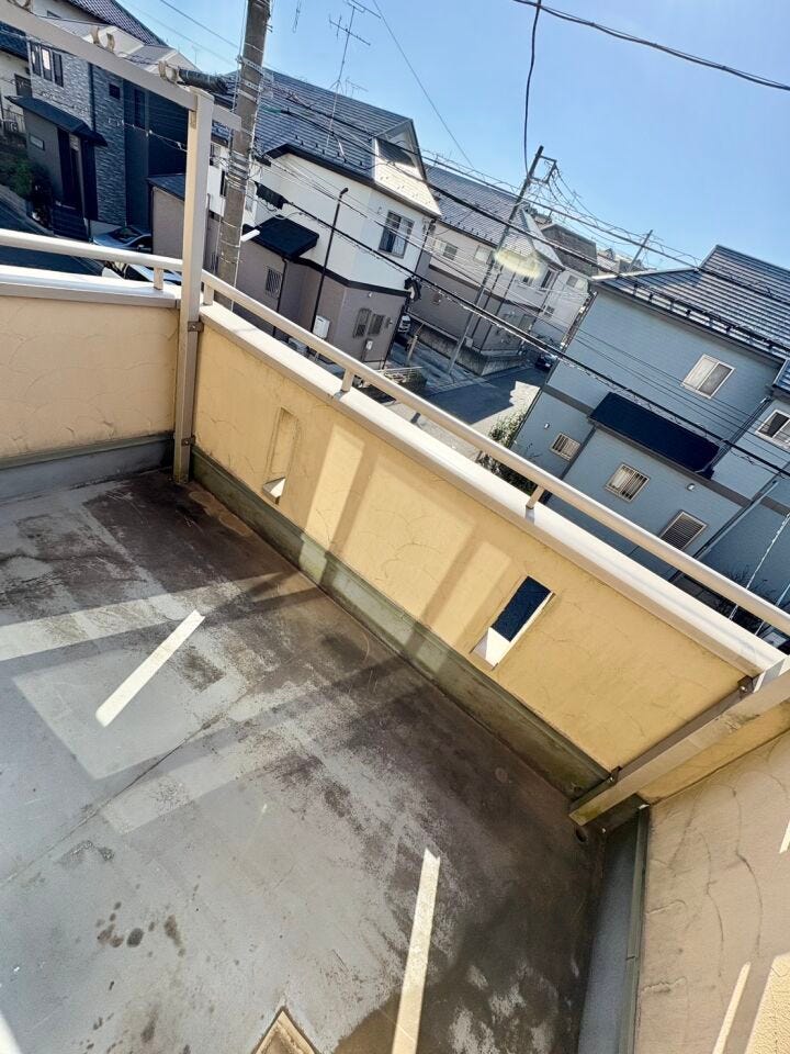 〈7.0帖前バルコニー〉南バルコニーで毎日のお洗濯も快適♪