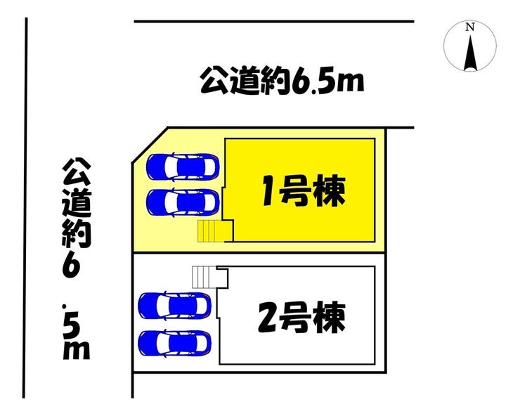 【区画図】
1号棟