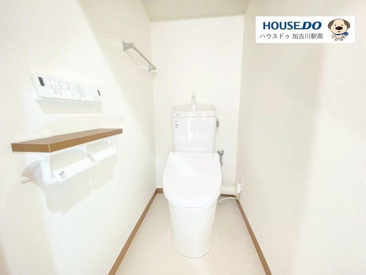 ウォシュレット付き、清潔さと快適さの両立♪