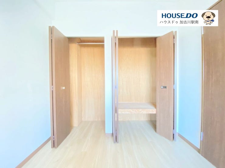 クローゼット充実で、お部屋はいつも広々♪