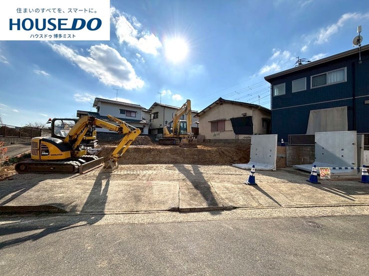 【1月9日撮影】*現在建築中のため、現地にて最寄りスーパーやバス停などの周辺環境をご確認頂く現地見学のほか、近隣の同施工会社完成物件へのご案内も可能です。完成イメージの参考にしてください。