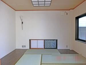 1階リビング横の和室はご家族の様子も見ながらゆったり過ごせる空間に◎