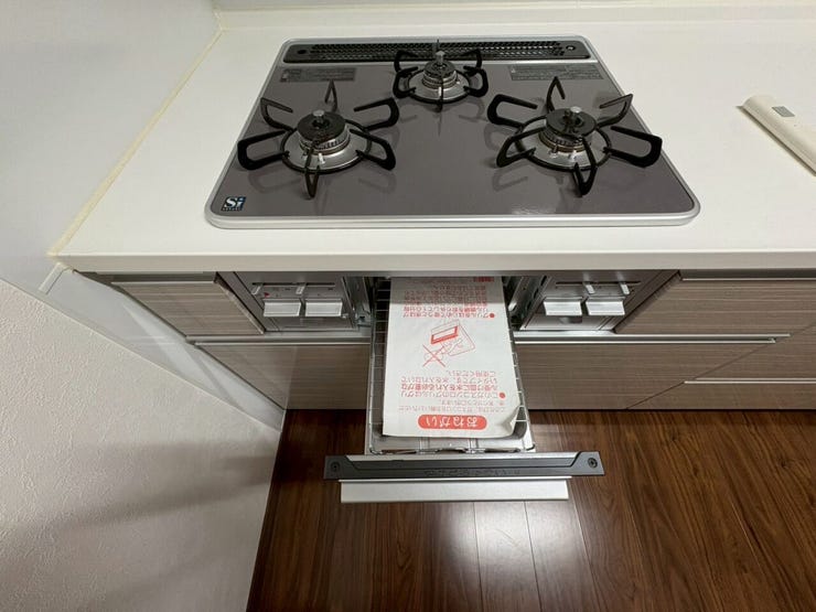 コンロは未使用♪