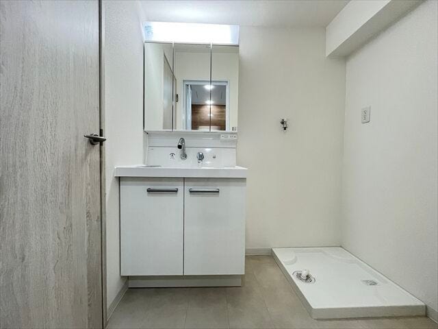 床は、ふき取りがしやすいクッションフロアが使用されています。明るさもありながら清潔感のある印象に♪
(2025年5月8日撮影)