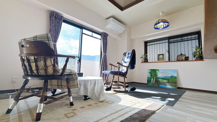 家具を配置しても広さを感じられる、ゆとりのあるLDKです。