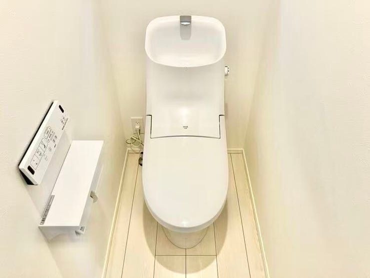 清潔感のあるトイレ。