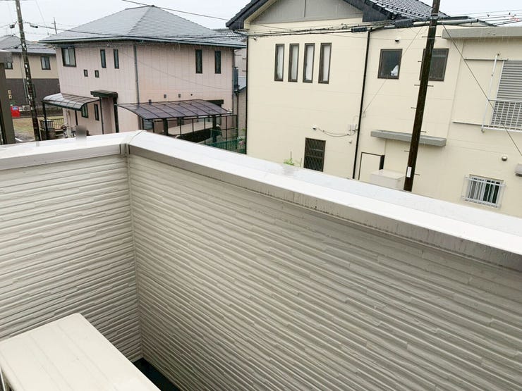 東洋室側バルコニー