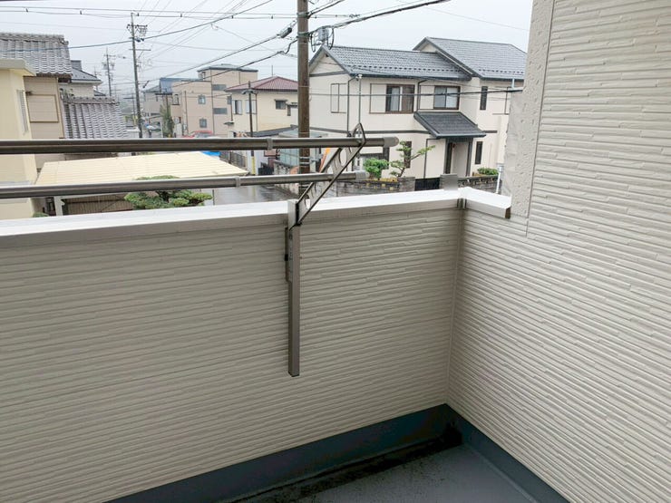 西洋室側バルコニー