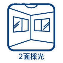 2面採光を確保した明るい洋室は、風通しも良く居心地の良い空間です♪