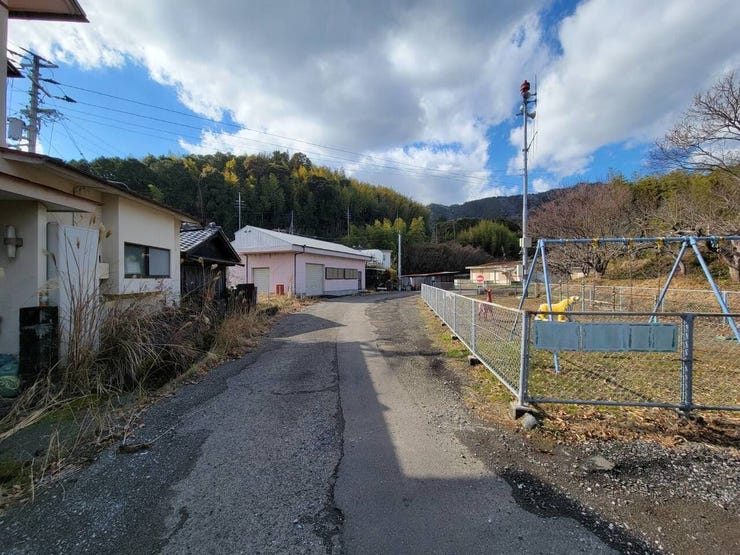 北側道路 東から西