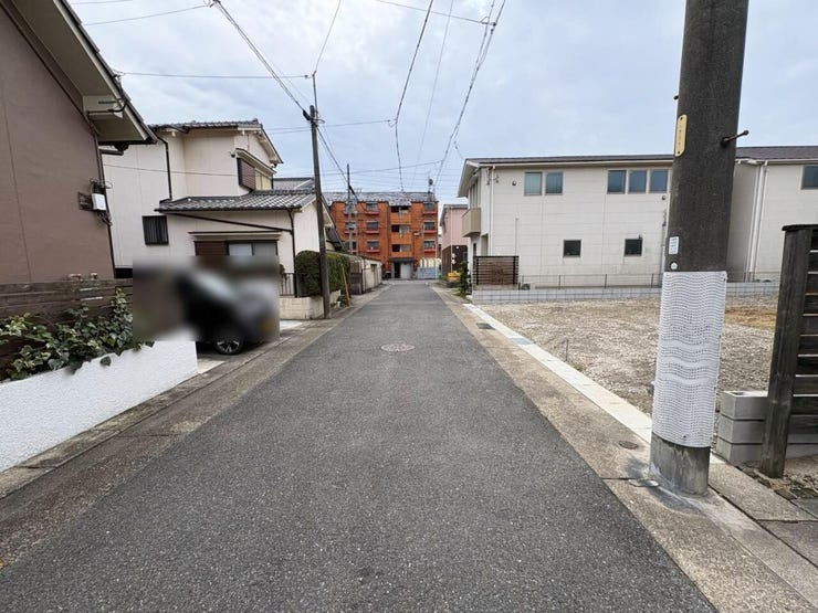 ◆交通量が少なく、車の出し入れもしやすい前面道路