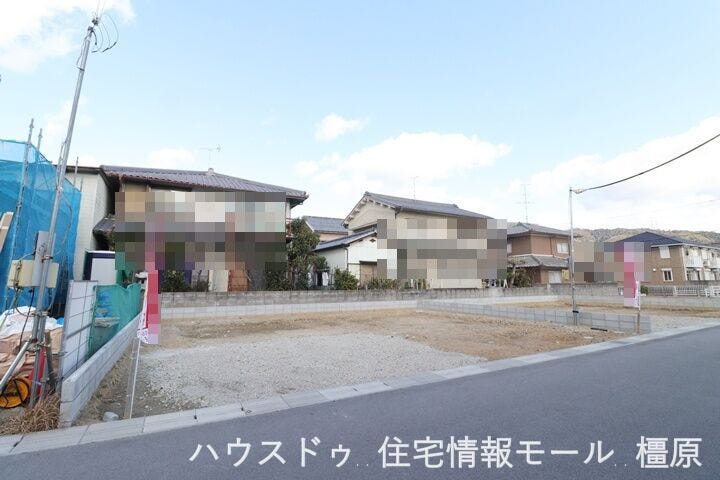 建築工事が始まりました。完成までの工程もしっかりご確認いただけます。(2026年1月6日撮影)