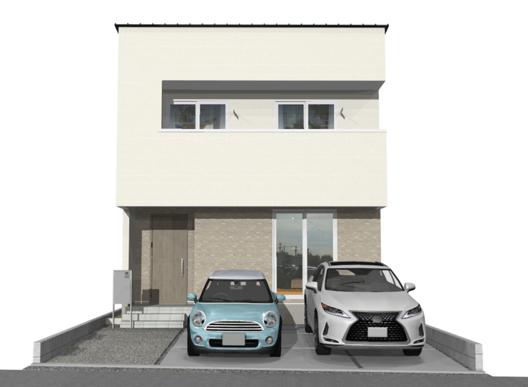 【外観】
2026年2月完成予定!
周辺環境が充実しており住みやす住環境です。