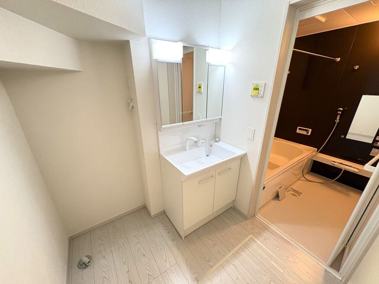洗面所 同仕様
シャワー付き洗面化粧台♪
朝の身支度も楽々♪